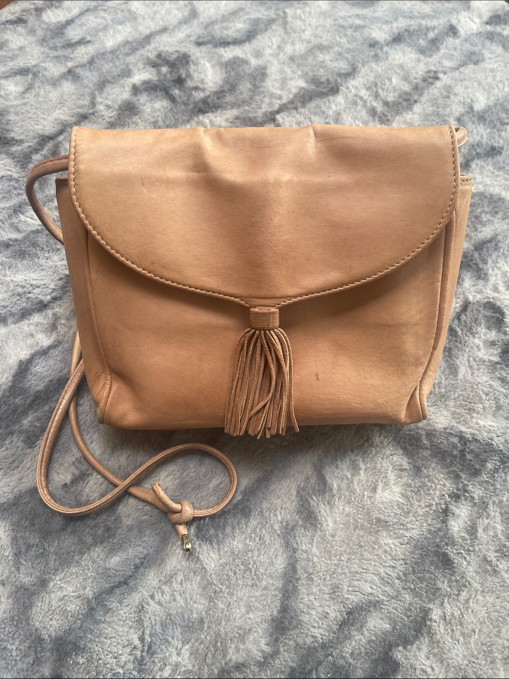 Cole Haan Leather Tassel Crossbody Bag - Women